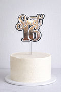 Sweet Sixteen Taart Topper – Laura