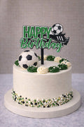 Happy Birthday Voetbal Taart Topper