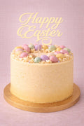 Happy Easter Taart Topper – Geel