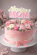 Moederdag MOM Taart Topper