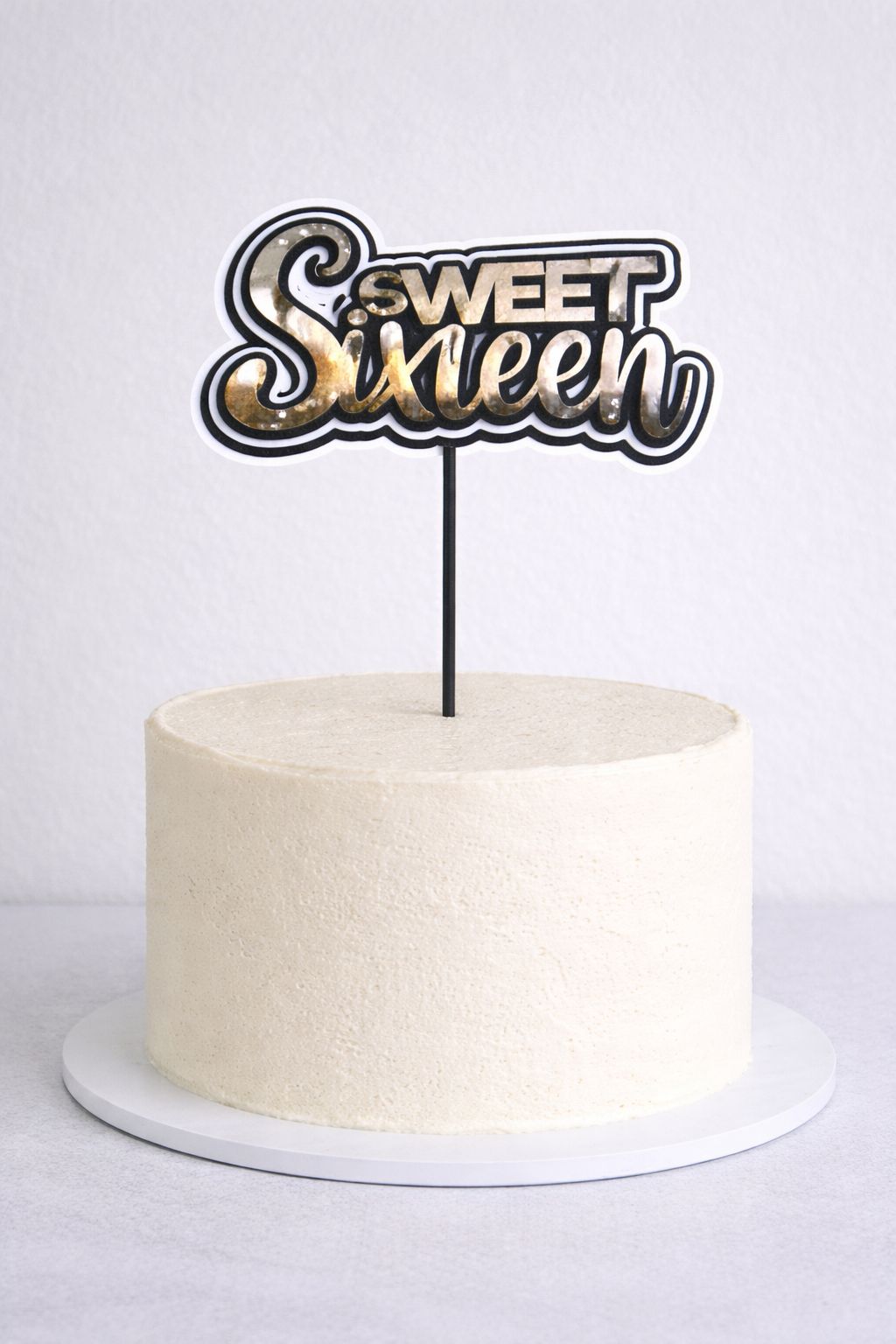 Sweet Sixteen Taart Topper - Blok