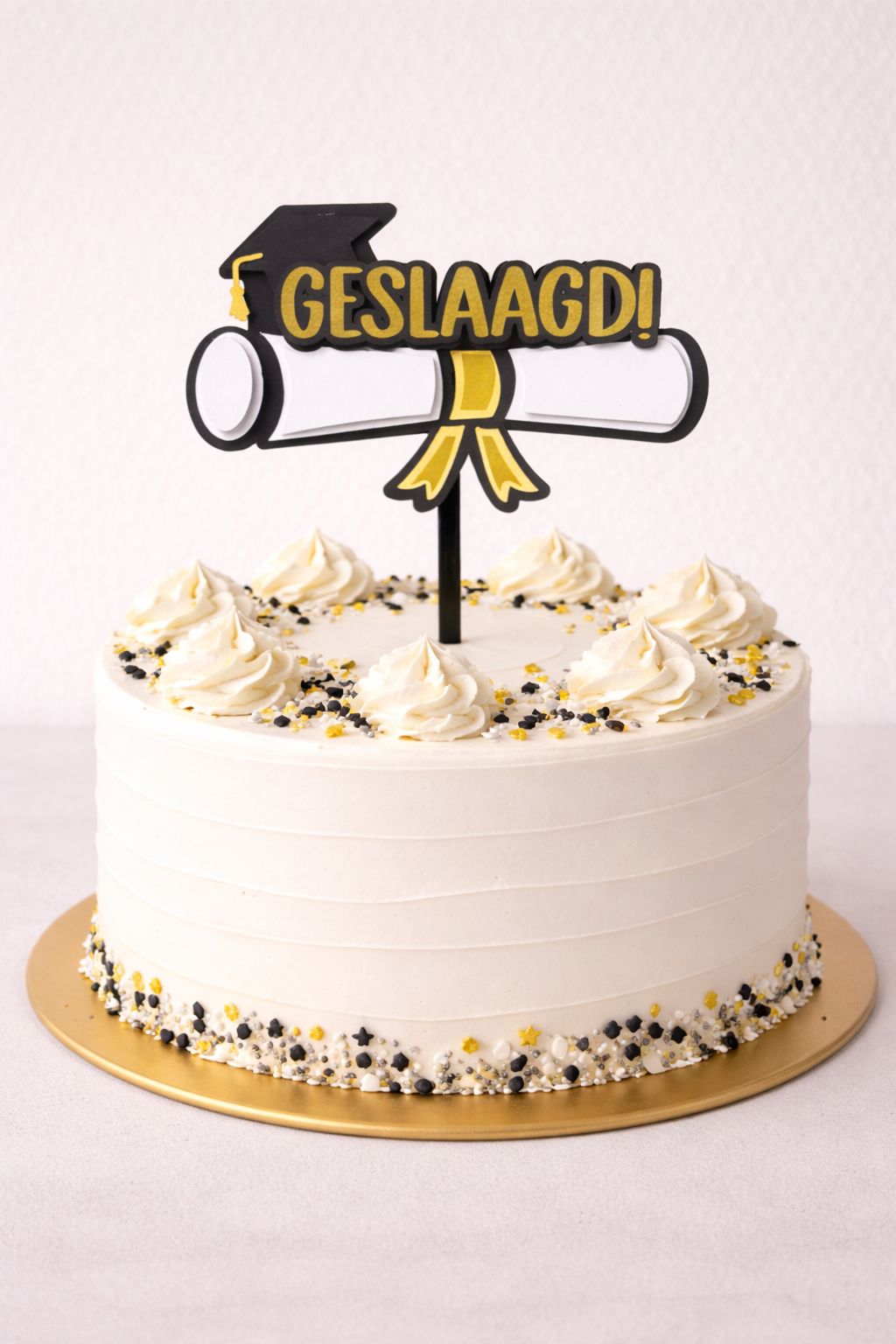 Geslaagd! Taart Topper